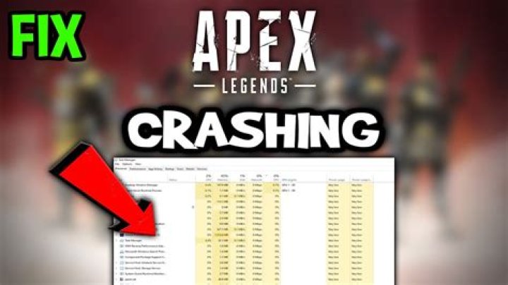 Apex legends how to fix crashing