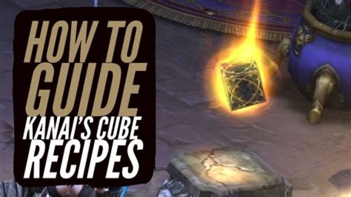 Diablo 3 how to get kanai cube