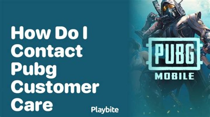 How do i contact pubg mobile customer service?
