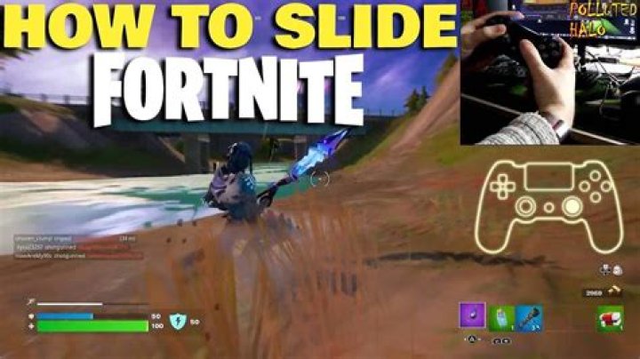 How do you slide in fortnite