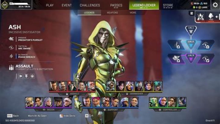 How many legends are in apex season 8