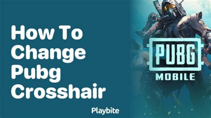 How to change pubg crosshair