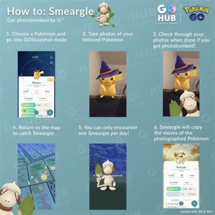 How to find a smeargle in pokemon go