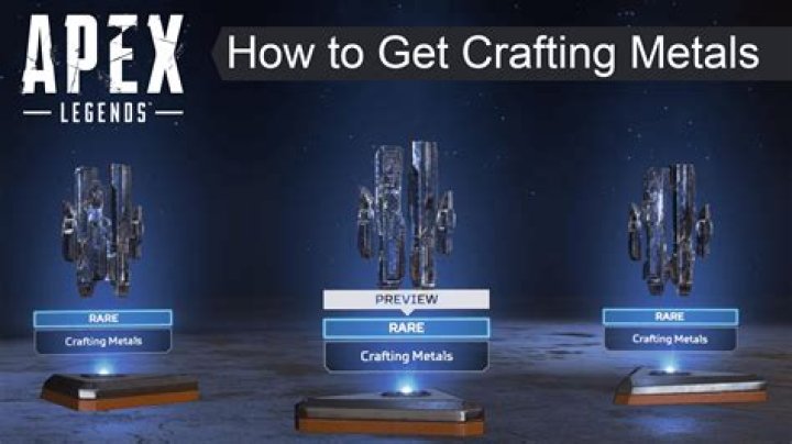 How to get crafting metals apex legends
