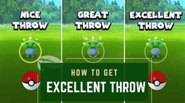 How to get excellent throw in pokemon go
