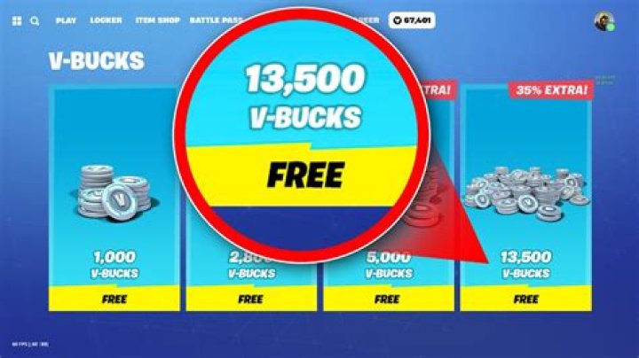How to get free v bucks on fortnite