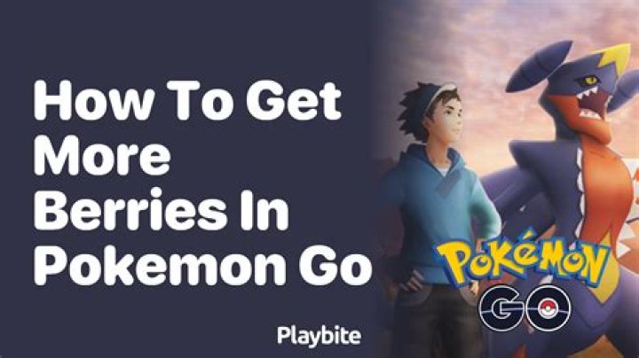 How to get more berries in pokemon go