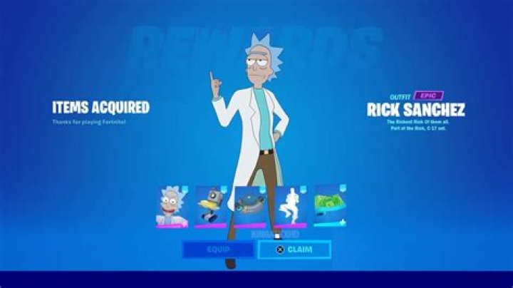 How to get rick in fortnite