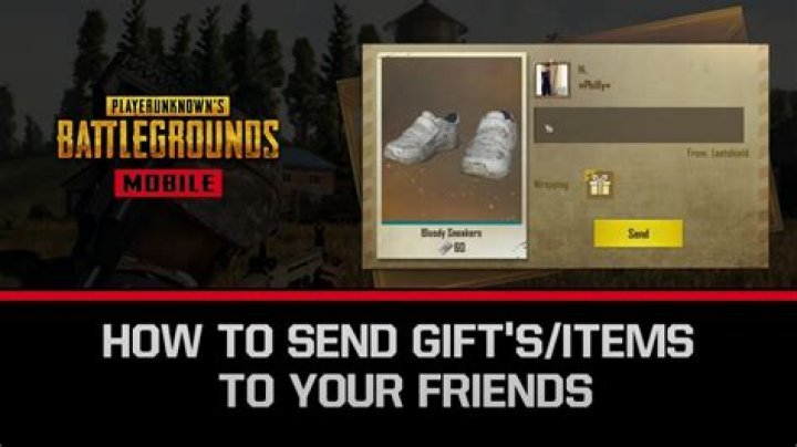 How to gift items in pubg mobile