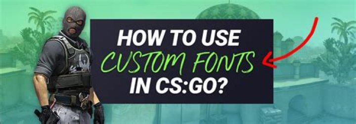 How to install csgo fonts