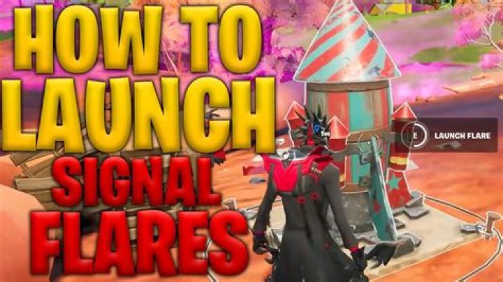 How to launch signal flares in fortnite