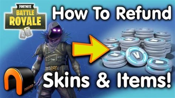 How to refund fortnite skins