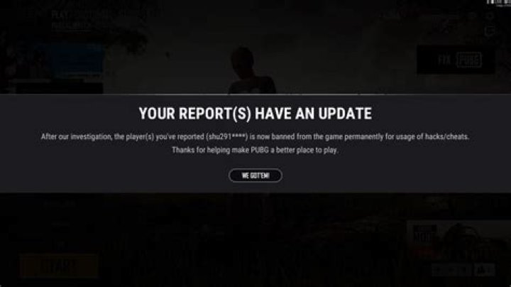 How to report pubg