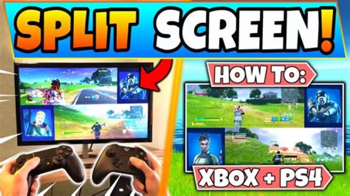How to split screen on fortnite