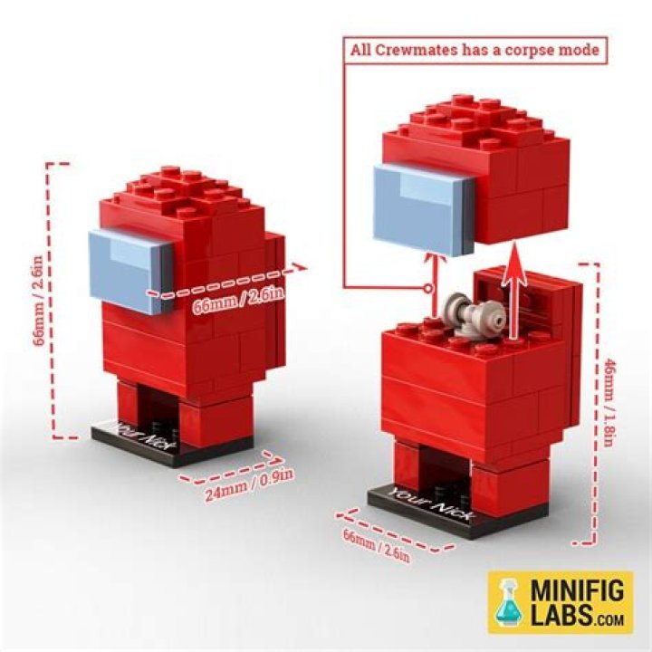 Lego among us how to build