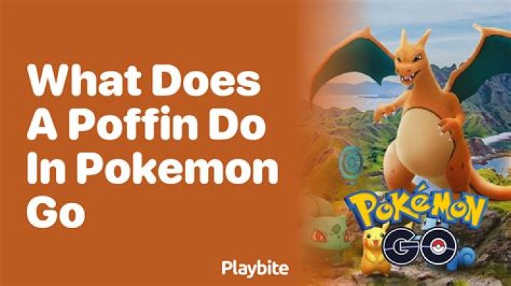 What does a poffin do in pokemon go