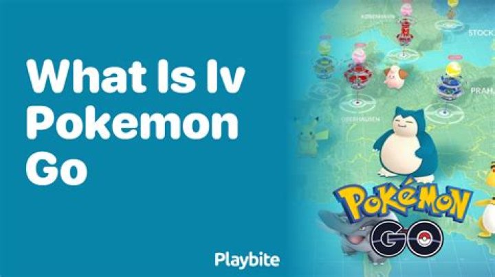 What is iv in pokemon go