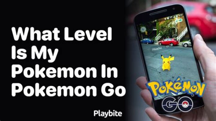 What level is my pokemon in pokemon go