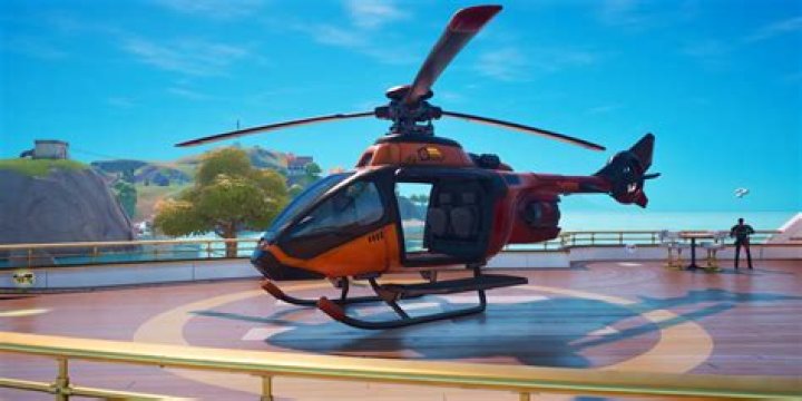 Where is the crashed helicopter in fortnite