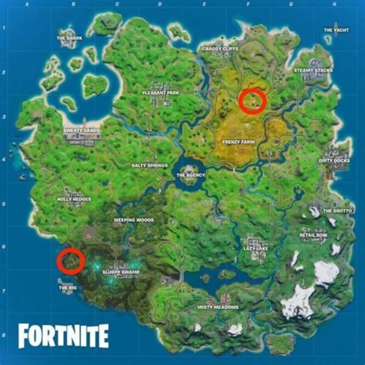 Where is the orchard in fortnite season 8