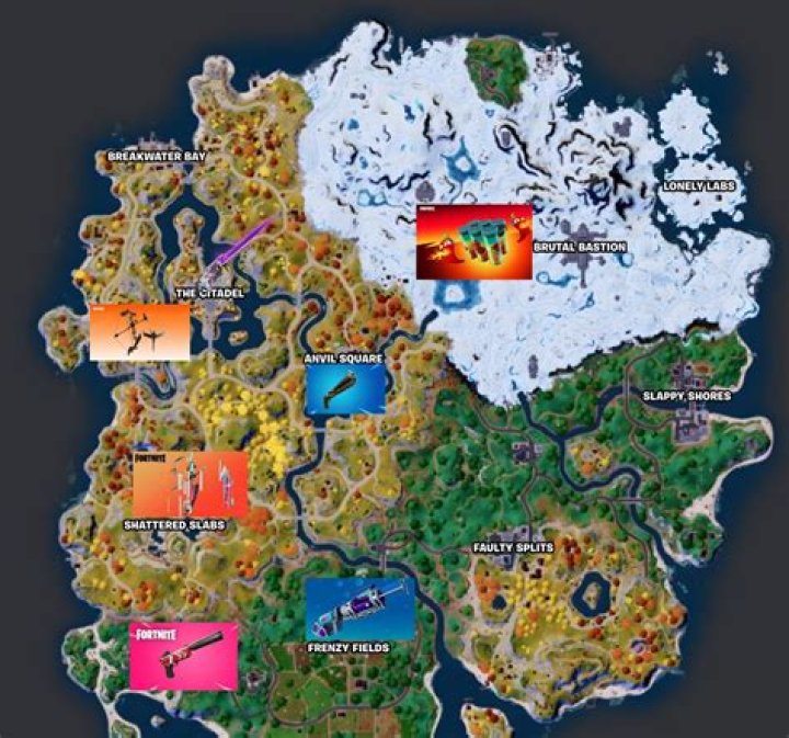 Where is the predator in fortnite map