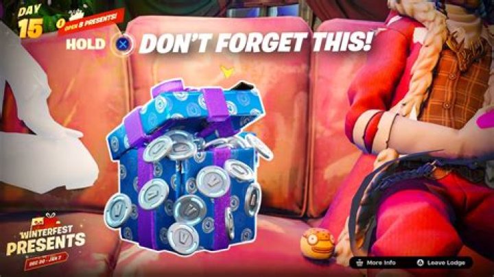 Where the last present on fortnite