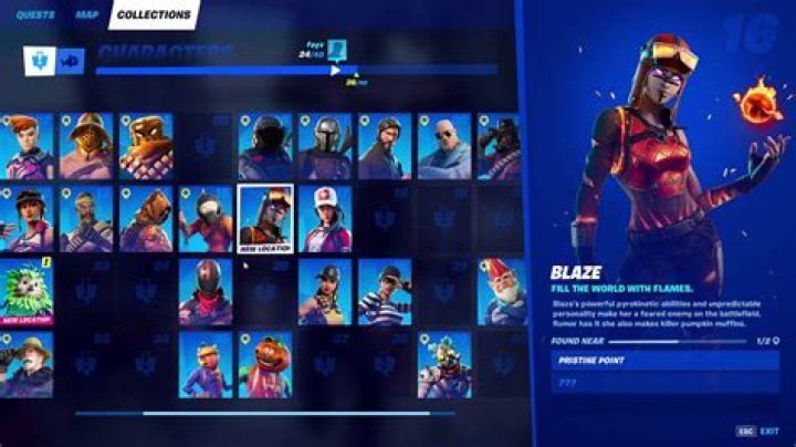 Where to find blaze in fortnite