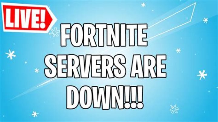 Why are the fortnite servers down right now