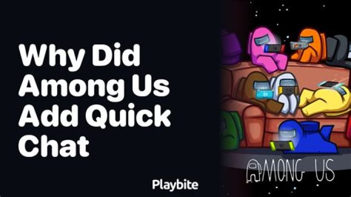 Why did among us change the chat